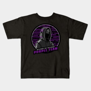 Purple Team | Hacker Design Kids T-Shirt